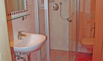 Badezimmer im Appartement "Grün"