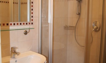 Badezimmer im Gästehaus Sieder