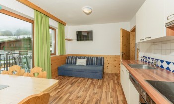 Wohnkueche Appartement Gruen