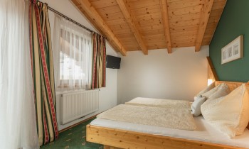 Schlafzimmer im Appartement Gruen
