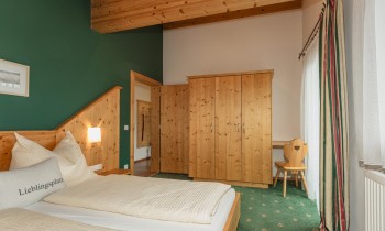 Schlafzimmer im Appartement Gruen