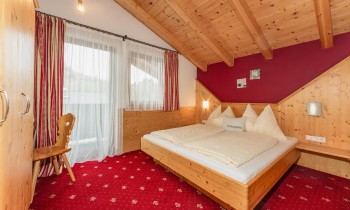 Schlafzimmer im Appartement Rot